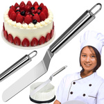 ŁOPATKA CUKIERNICZA DO KREMU SZPATUŁKA DO TORTU NÓŻ ZE STALI NIERDZEWNEJ 