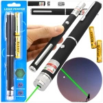 LASEROWY POINTER ZIELONY DLA KOTA I PREZENTACJI WSKAŹNIK ASTRONOMICZNY LED