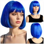 PERUKA NIEBIESKIE WŁOSY