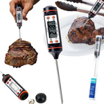 TERMOMETR SZPILKOWY KUCHENNY ELEKTRYCZNY Z SONDĄ DO MIĘS GRILLA PIECZENIA