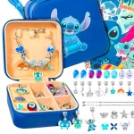 ZESTAW KORALIKÓW DO ROBIENIA BRANSOLETEK BIŻUTERII 40 EL STITCH LILO STICH