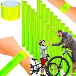 OPASKA ODBLASKOWA DO BIEGANIA DO ROWERU 40cm - ZESTAW 20 SZTUK