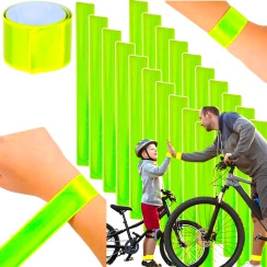OPASKA ODBLASKOWA DO BIEGANIA DO ROWERU 40cm - ZESTAW 20 SZTUK