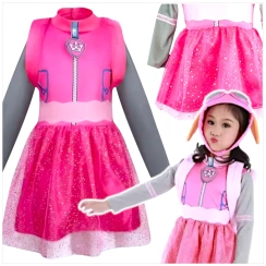 PSI PATROL STRÓJ SKYE KOSTIUM DLA DZIEWCZYNKI NA IMPREZĘ SUKIENKA L