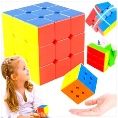 KOSTKA LOGICZNA 3X3X3 UKŁADANKA ŁAMIGŁÓWKA ZABAWKA EDUKACYJNA DLA DZIECI