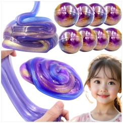 GALAXY SLIME - KULKA ZESTAW 8 SZTUK